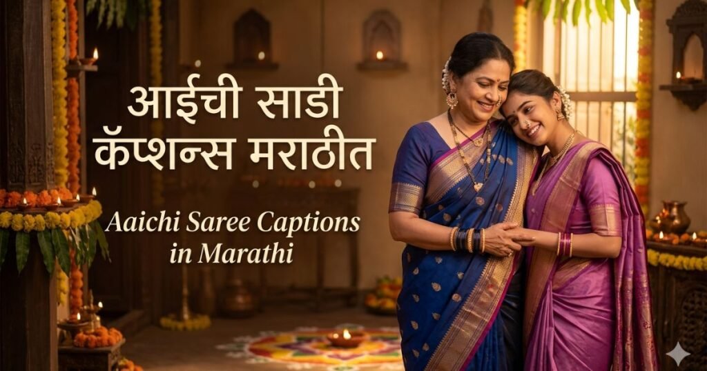 220+ Beautiful Aai Saree Captions for Instagram (साडी)