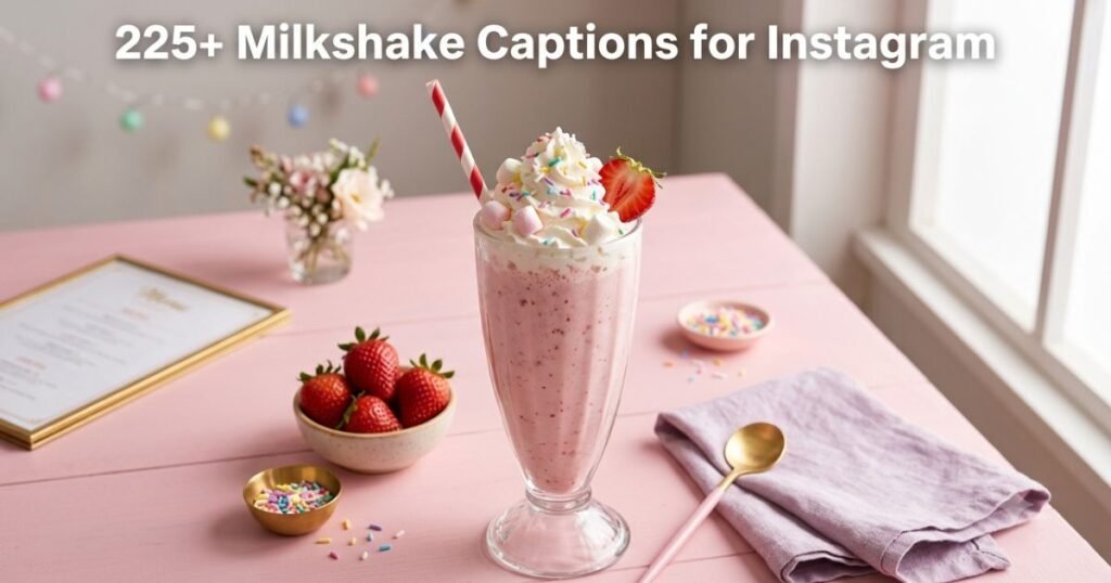 225+ Milkshake Captions for Instagram