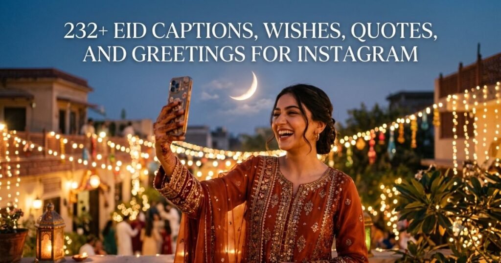232+ Eid Captions: Wishes, Quotes, and Greetings for Instagram