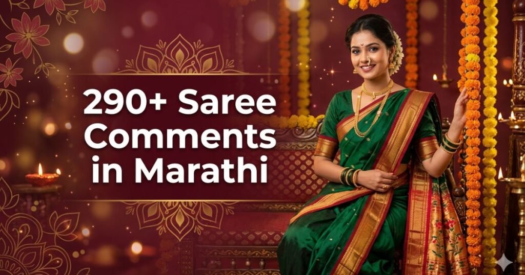 290+ Saree Comments in Marathi
