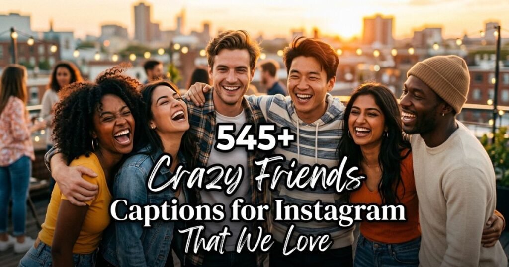 545+ Crazy Friends Captions for Instagram That We Love