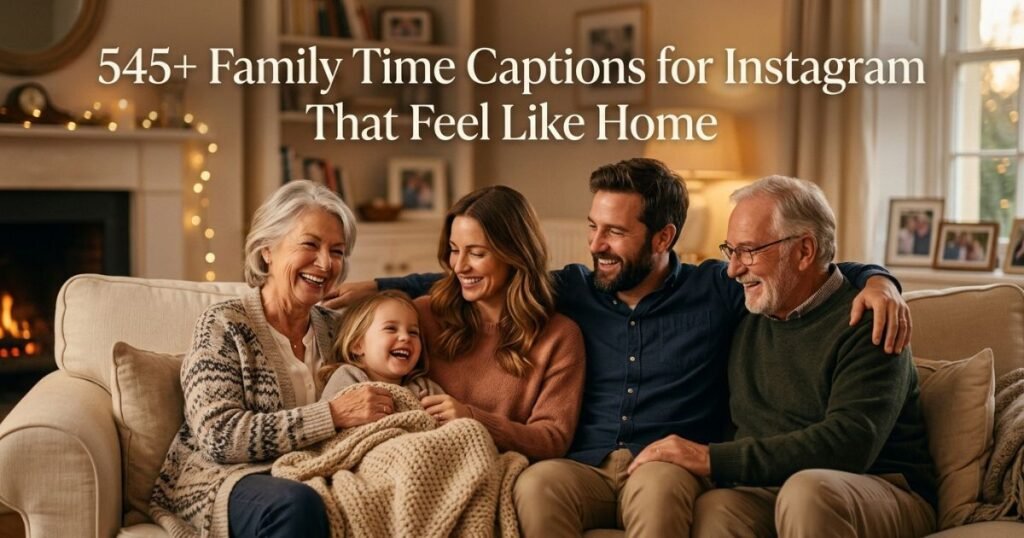 545+ Family Time Captions for Instagram That Feel Like Home