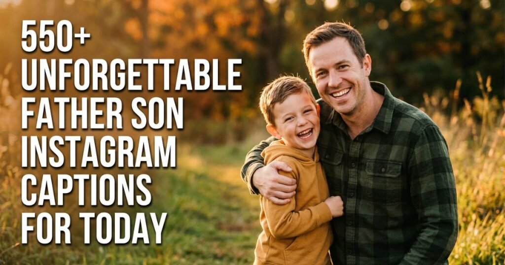 550+ Unforgettable Father Son Instagram Captions for Today