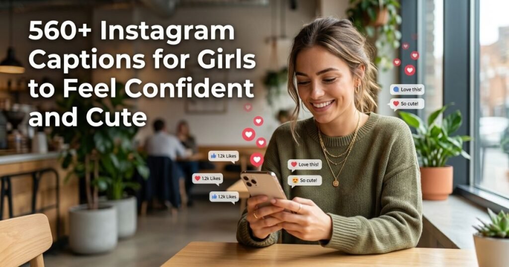 560+ Instagram Captions for Girls to Feel Confident and Cute