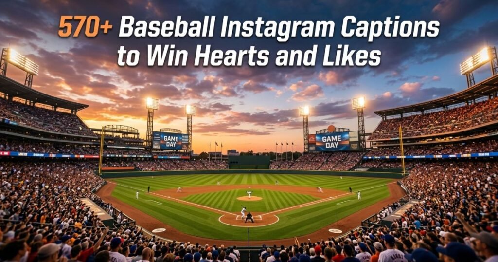 570+ Baseball Instagram Captions to Win Hearts and Likes