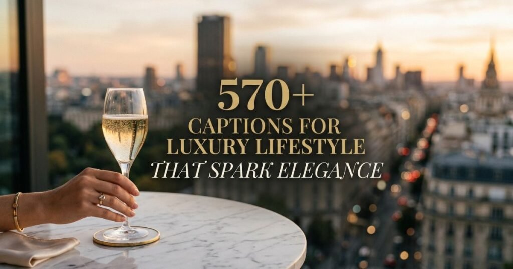 570+ Captions for Luxury Lifestyle That Spark Elegance