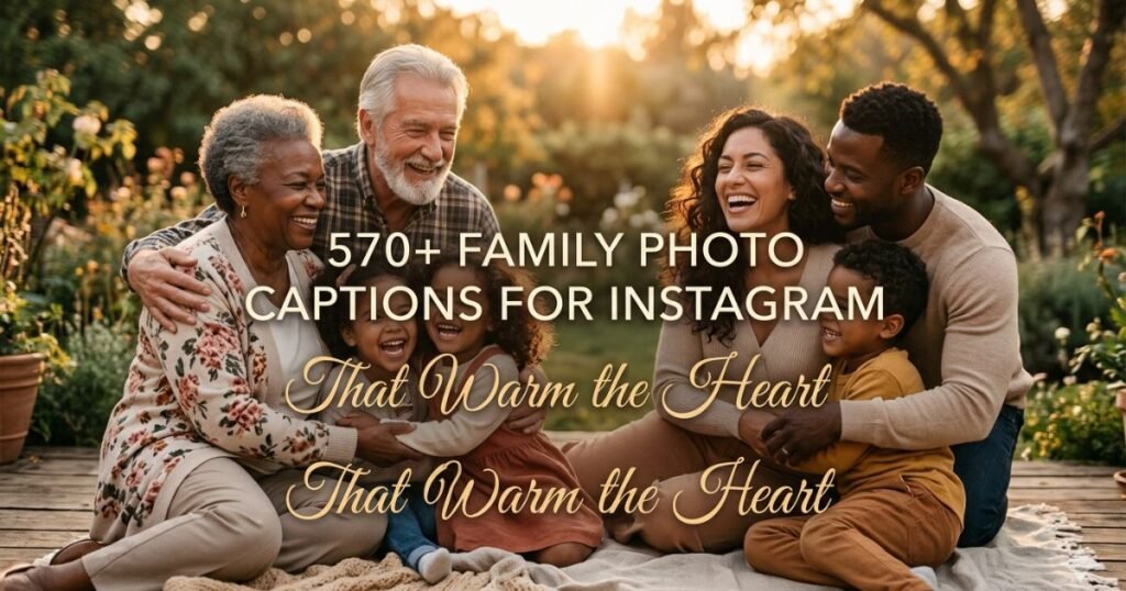 570+ Family Photo Captions for Instagram That Warm the Heart