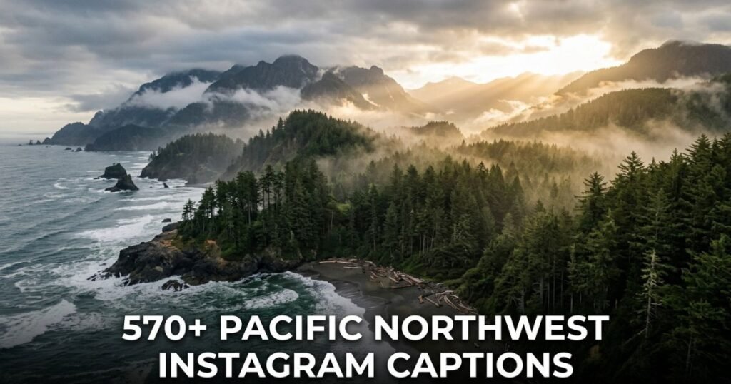 570+ Pacific Northwest Instagram Captions You'll Love