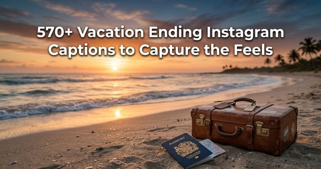 570+ Vacation Ending Instagram Captions to Capture the Feels