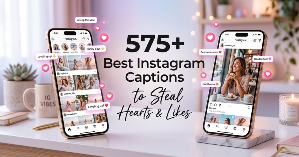 575+ Best Instagram Captions to Steal Hearts & Likes