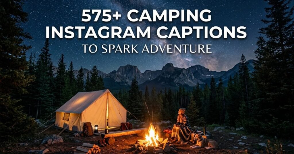 575+ Camping Instagram Captions to Spark Adventure