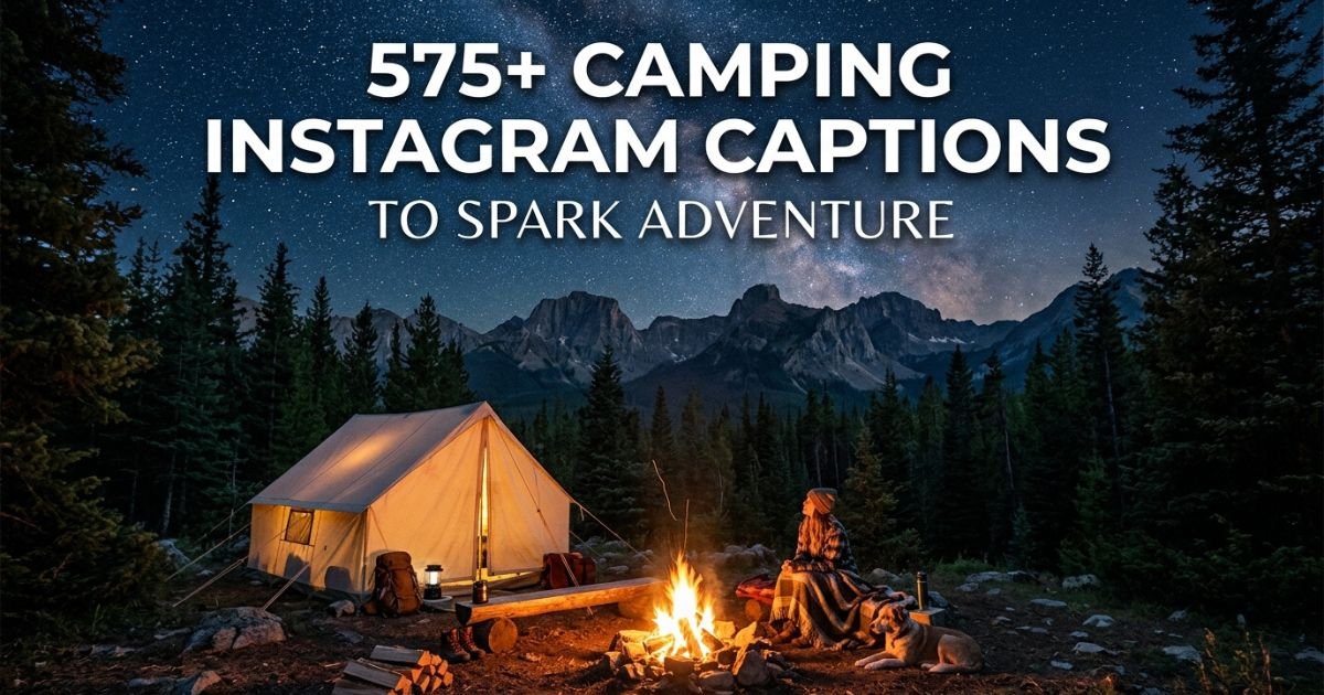 575+ Camping Instagram Captions to Spark Adventure