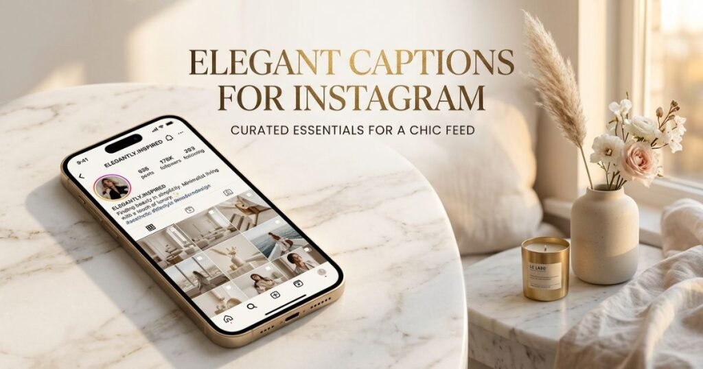 575+ Elegant Captions for Instagram That Inspire Confidence