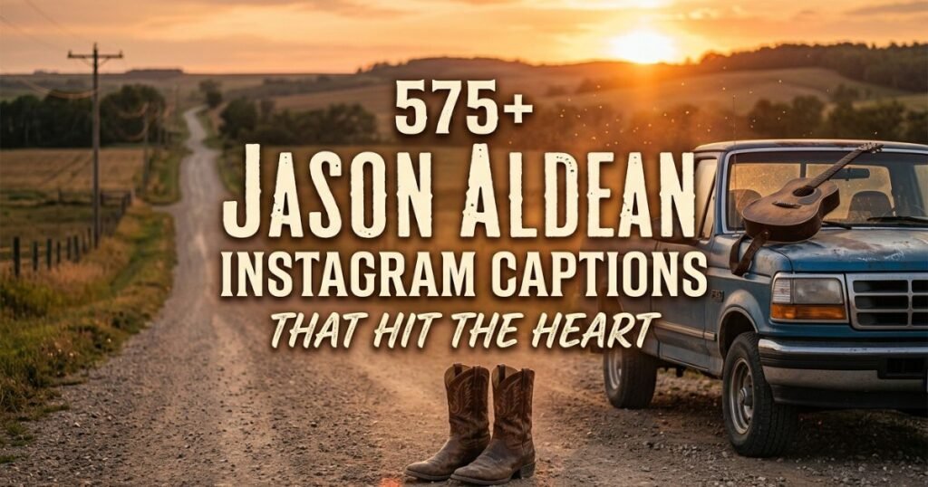 575+ Jason Aldean Instagram Captions That Hit the Heart