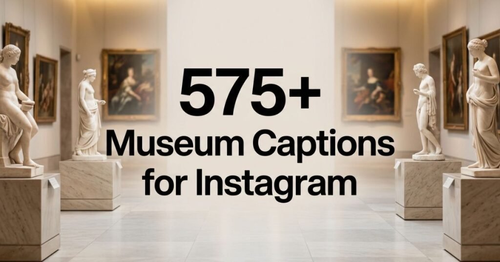 575+ Museum Captions for Instagram | Inspiring Lines