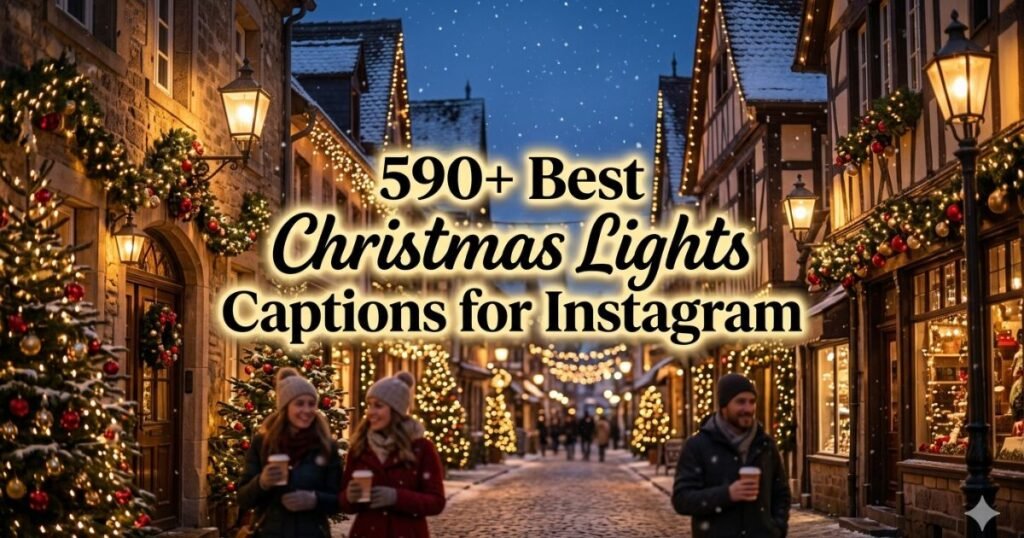 590+ Best Christmas Lights Captions for Instagram
