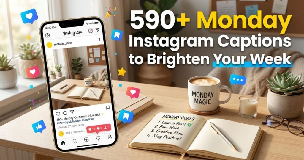 590+ Monday Instagram Captions to Brighten Your Week