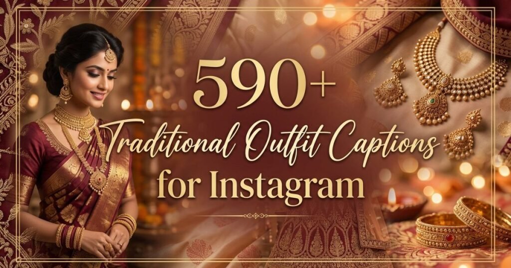 590+ Traditional Outfit Captions for Instagram