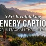 595+ Breathtaking Scenery Captions for Instagram That Inspire