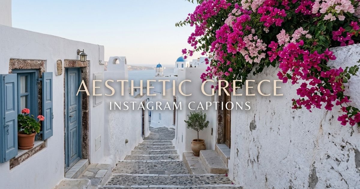 Aesthetic Greece Instagram Captions