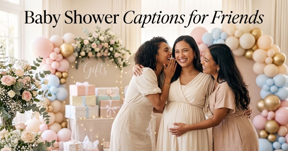 Baby Shower Captions for Friends