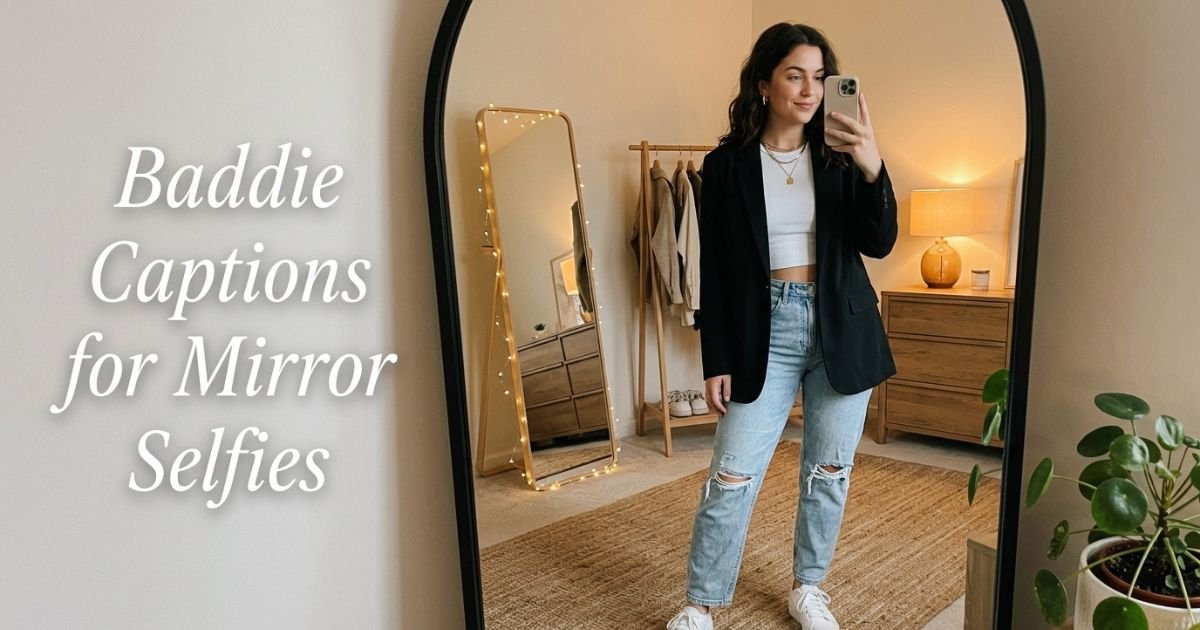 Baddie Captions for Mirror Selfies