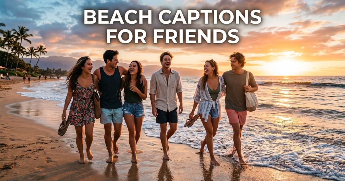 Beach Captions for Friends