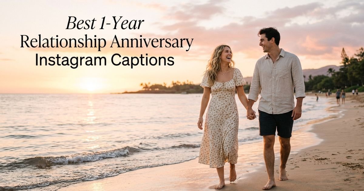 Best 1-Year Relationship Anniversary Instagram Captions
