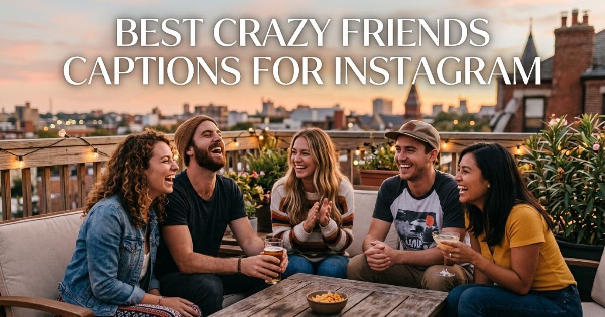 Best Crazy Friends Captions for Instagram