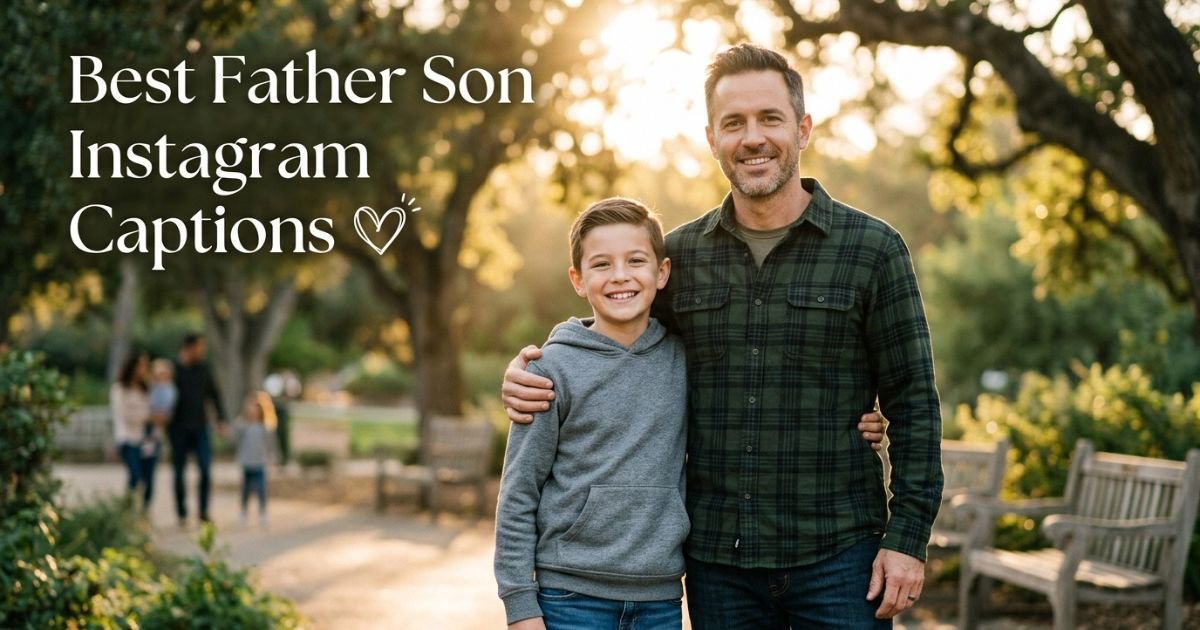 Best Father Son Instagram Captions