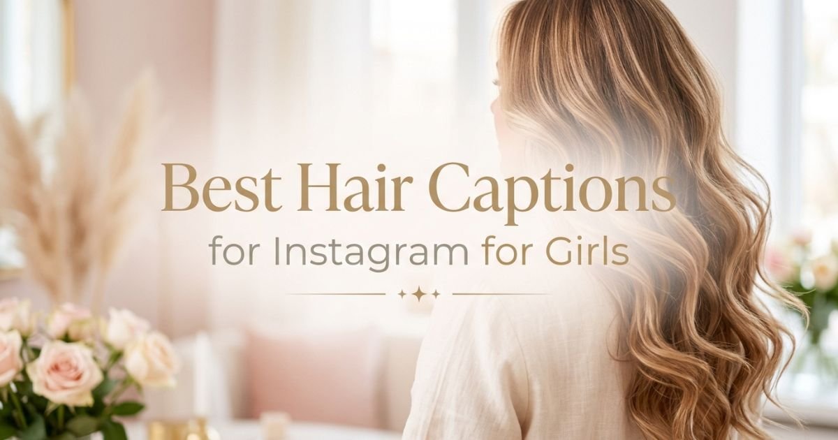 Best Hair Captions for Instagram for Girls