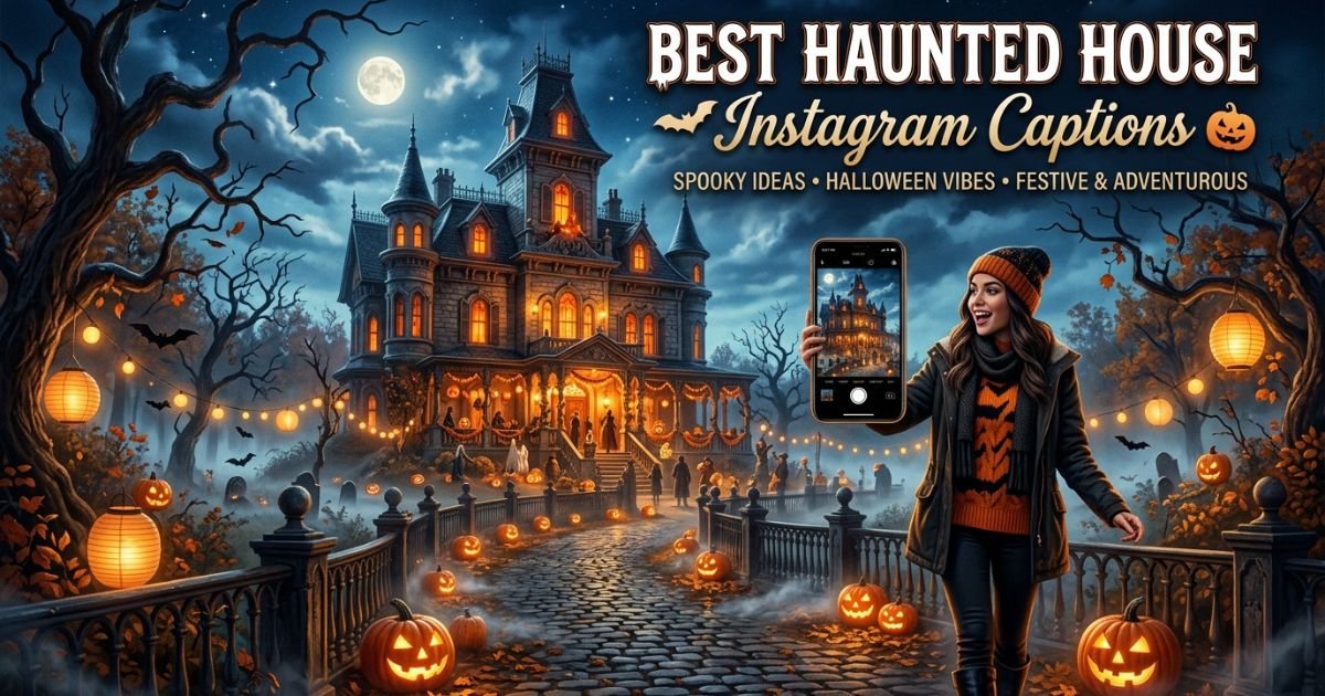 Best Haunted House Instagram Captions