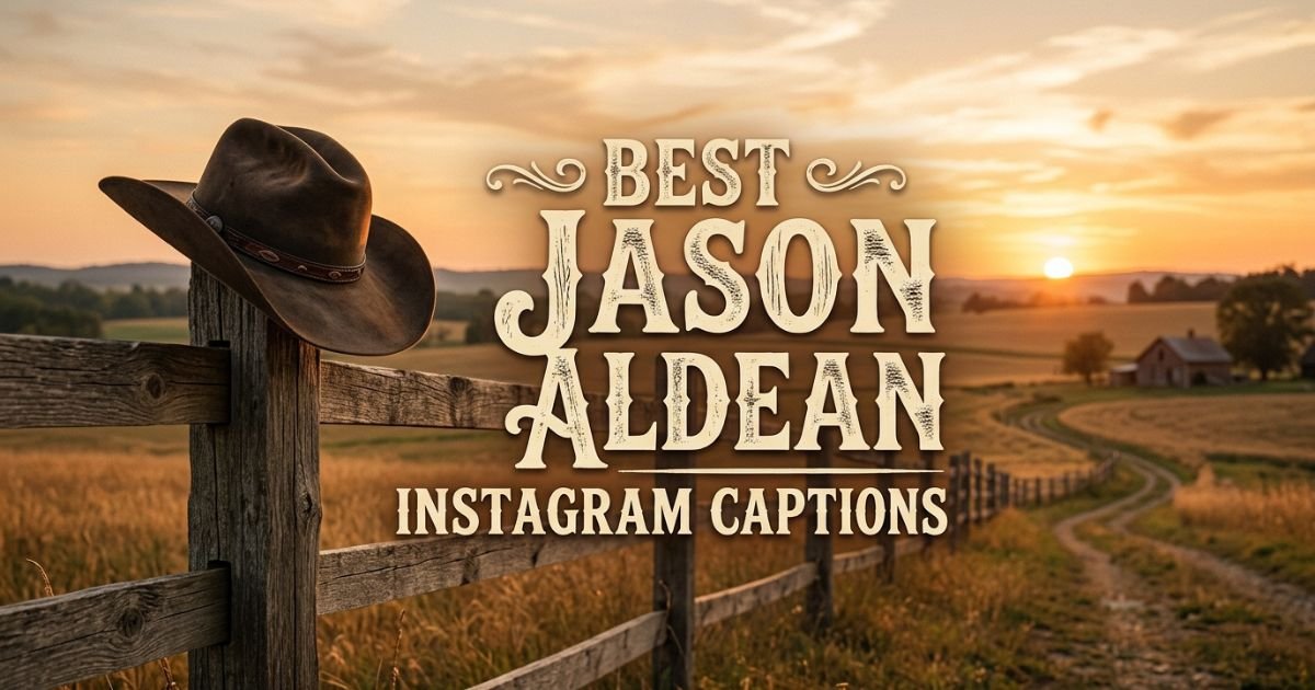 Best Jason Aldean Instagram Captions
