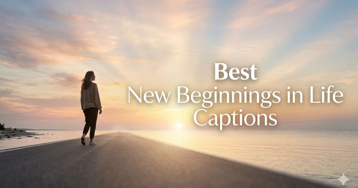 Best New Beginnings in Life Captions