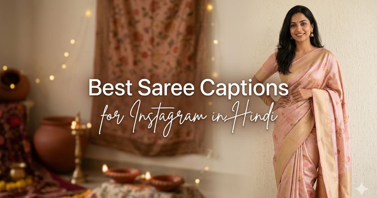 Best Saree Captions for Instagram in Hindi