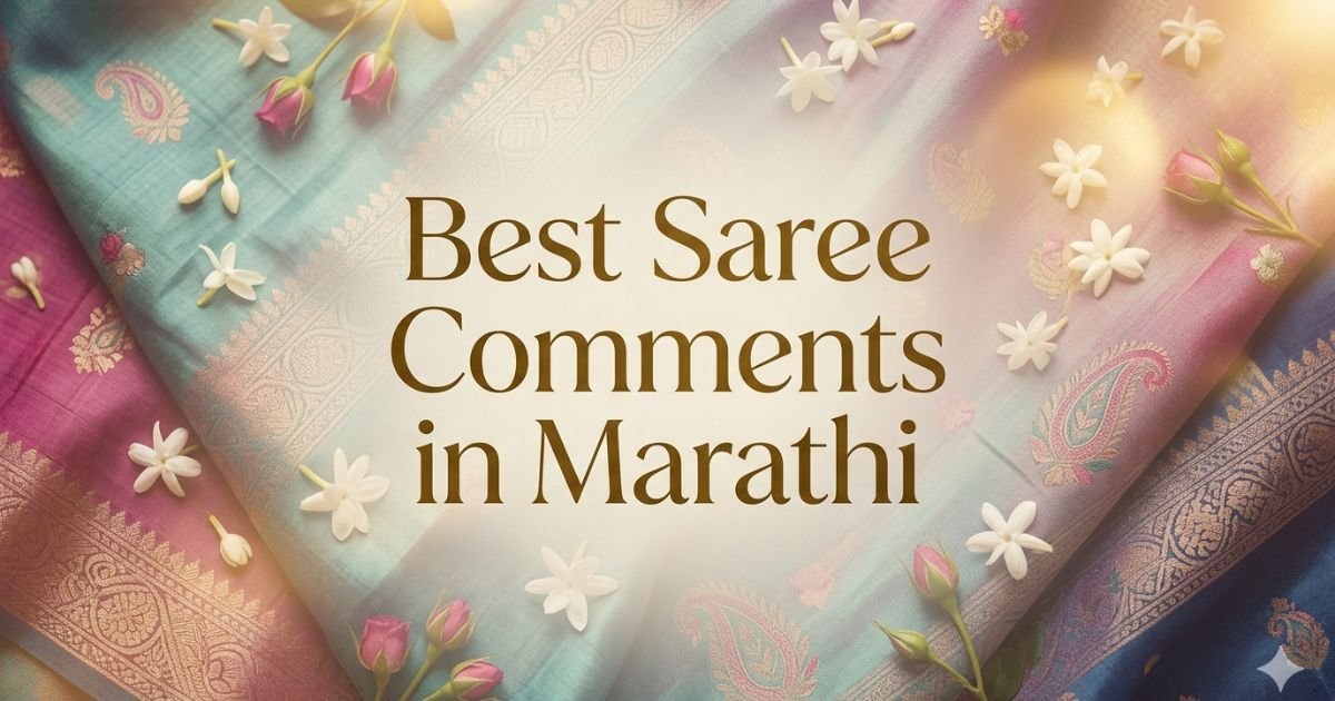 Best Saree Comments in Marathi