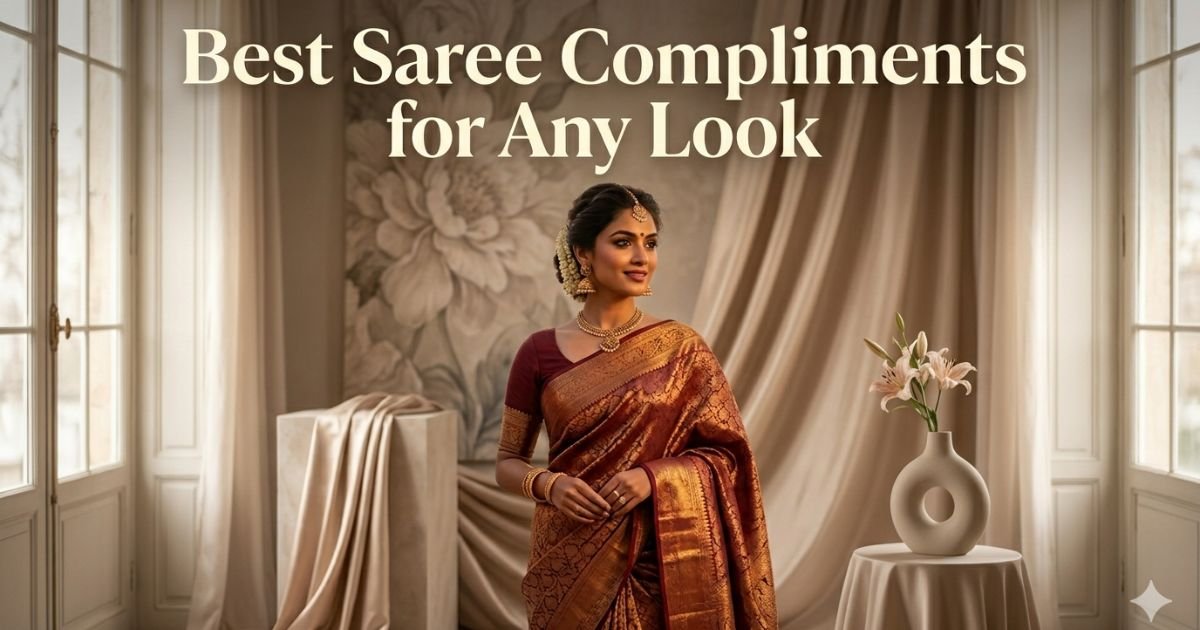 Best Saree Compliments for Any Look