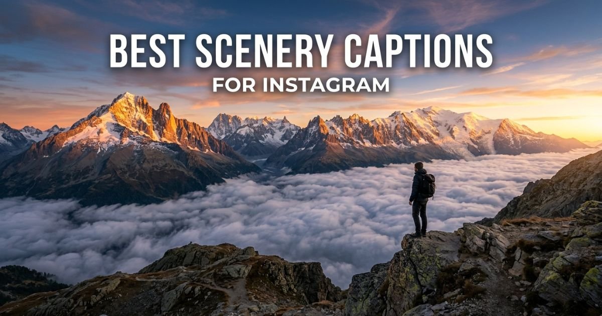 Best Scenery Captions for Instagram
