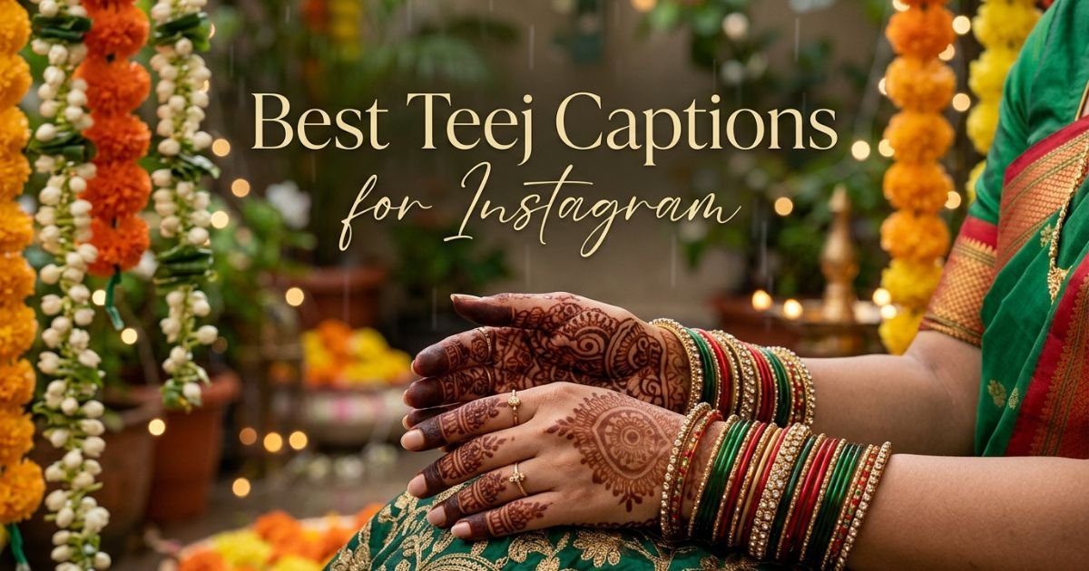 Best Teej Captions for Instagram