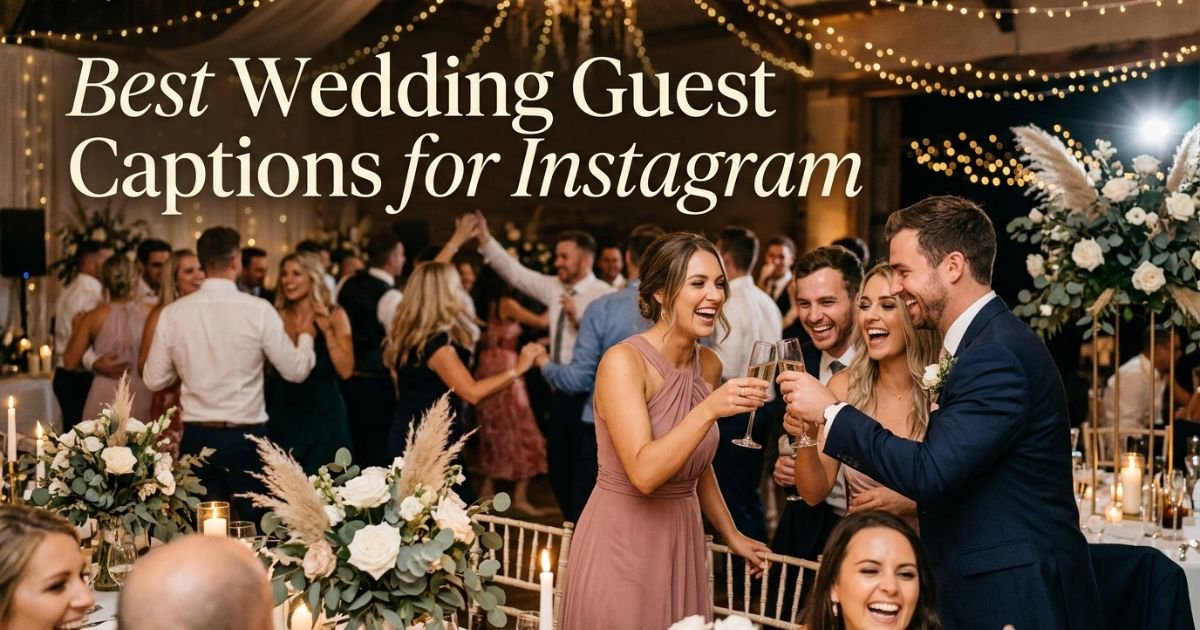 Best Wedding Guest Captions for Instagram