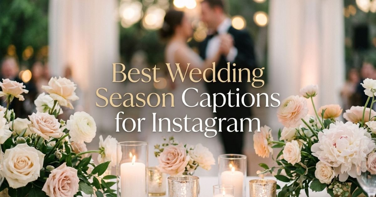 Best Wedding Season Captions for Instagram