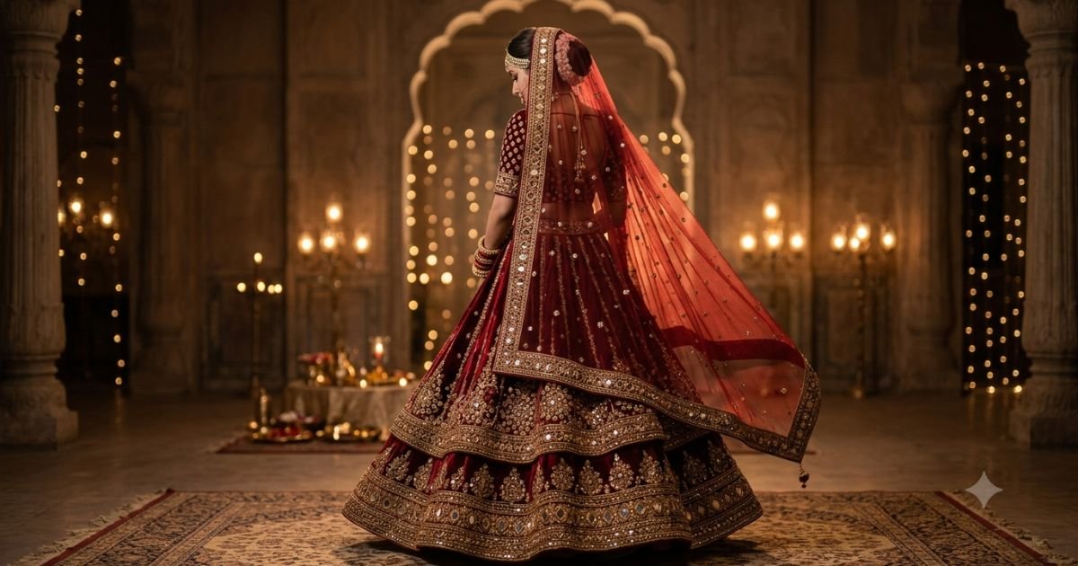 Bridal and Wedding Lehenga Captions