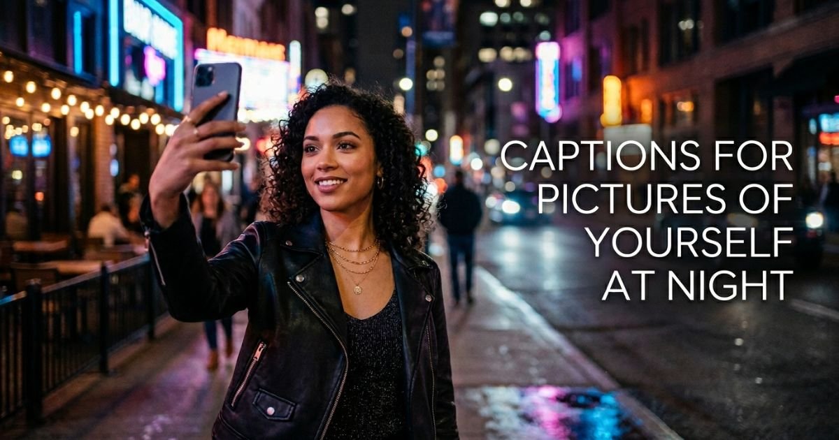 Captions for Pictures of Yourself at Night
