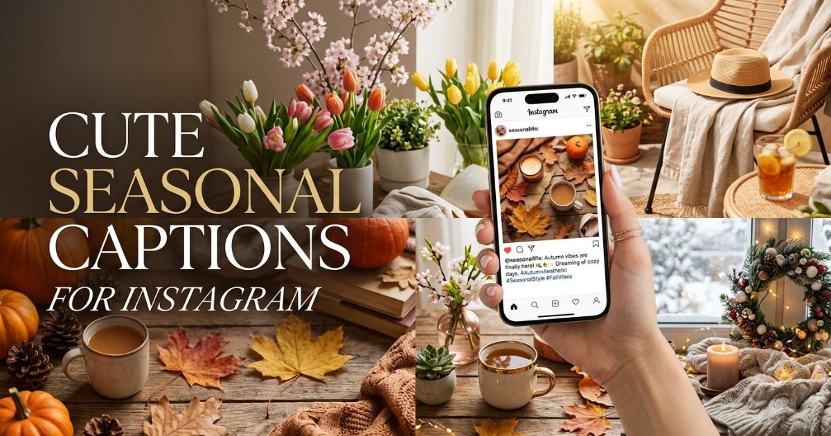 Cute Seasonal Captions for Instagram