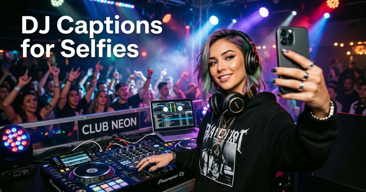 DJ Captions for Selfies