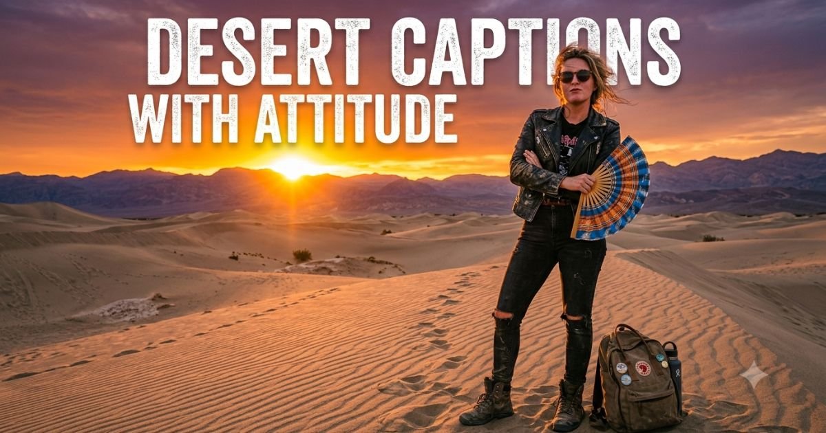 Desert Captions With Attitude