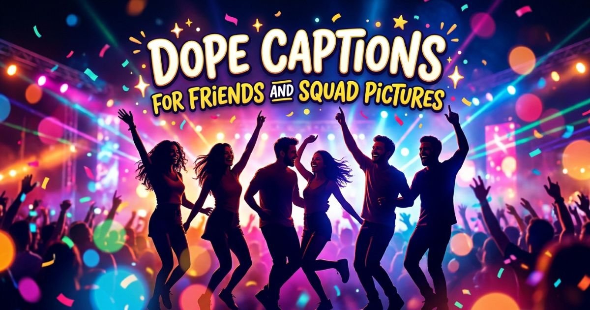 Dope Captions for Friends and Squad Pictures