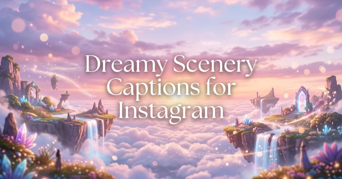 Dreamy Scenery Captions for Instagram