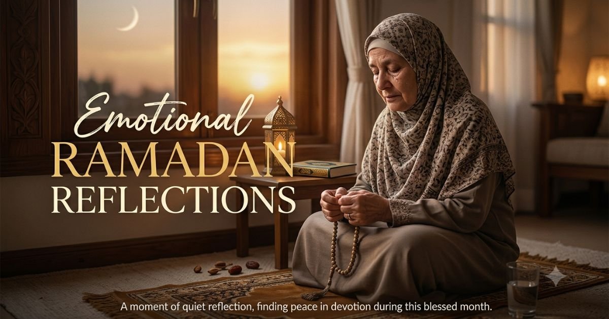 Emotional Ramadan Reflection Captions