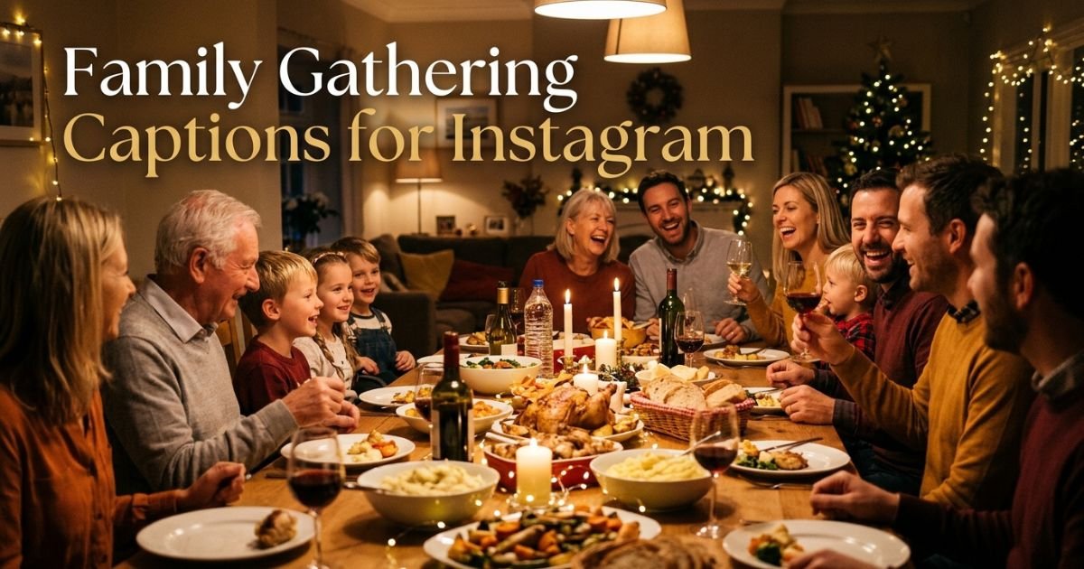 Family Gathering Captions for Instagram